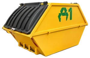 A1 Waste Management 12 yard enclosed skip